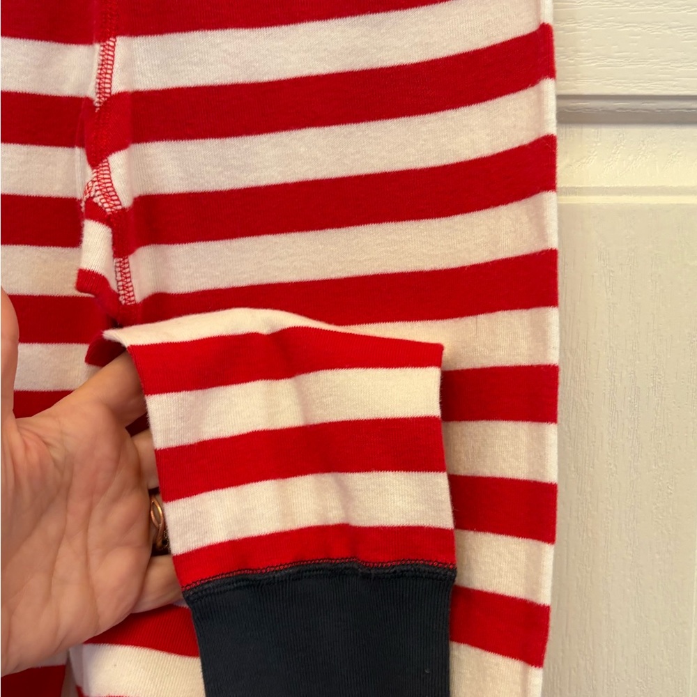 Hanna Andersson Red and White Striped Lounging Pants Children’s size 12 - Picture 3 of 4